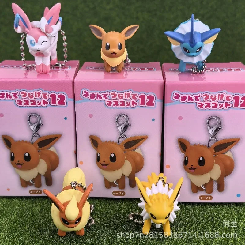 Pokemon Blind Box Toys Cute Cartoon Figure Charizard Eevee Doll Model Pendant Toys Collect Ornaments