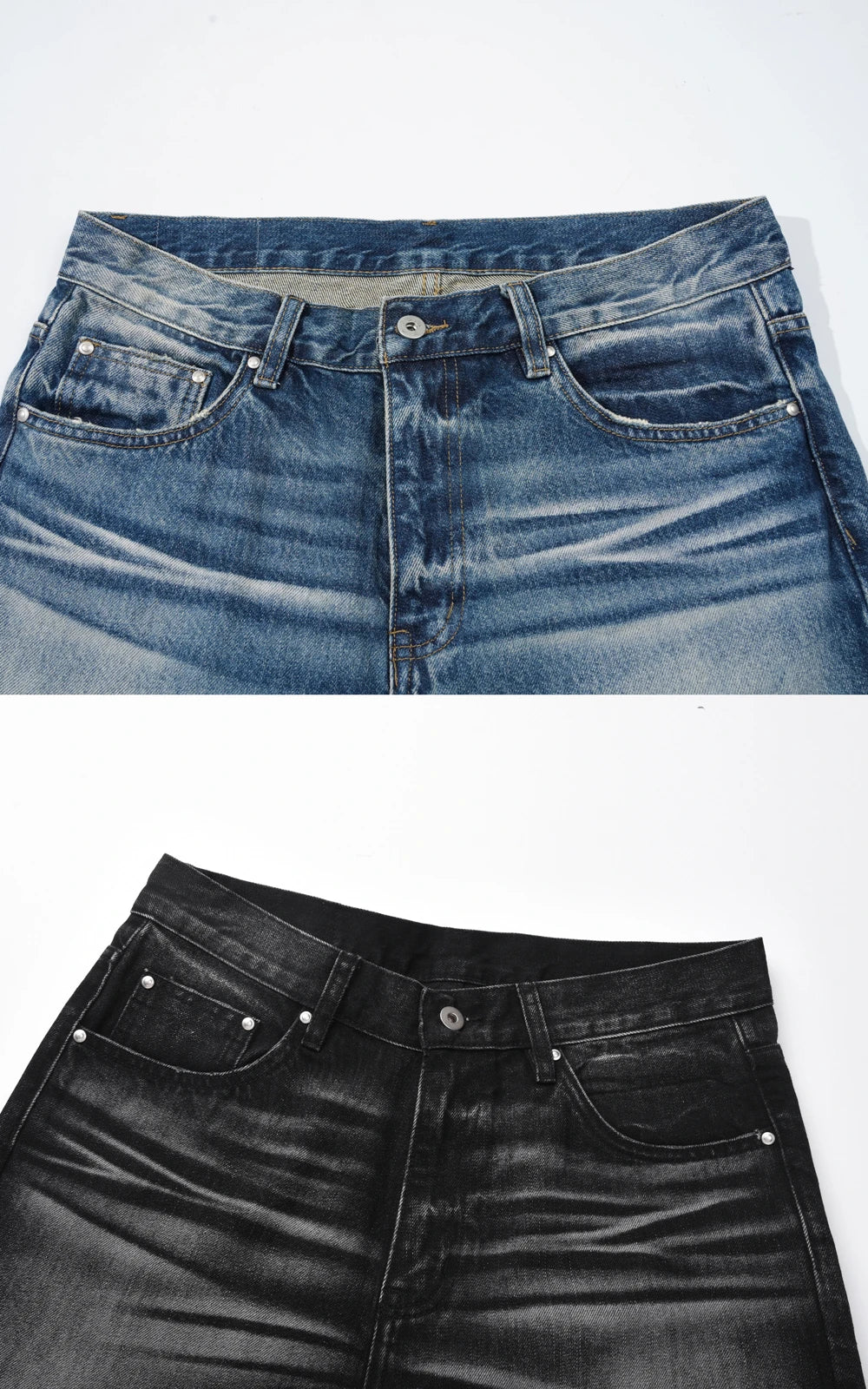 Yao Fashion Basic Style Daily Wear Street Style Retro Unisex Pants Y2k High Street Loose Vintage High Quality Jeans For Men