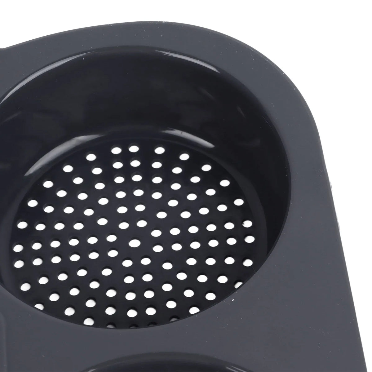 Hamburger Bun Pan Easy To Clean Foldable  Heat Resistance Baking Mould 6 Cavity for Kitchen for Microwaves