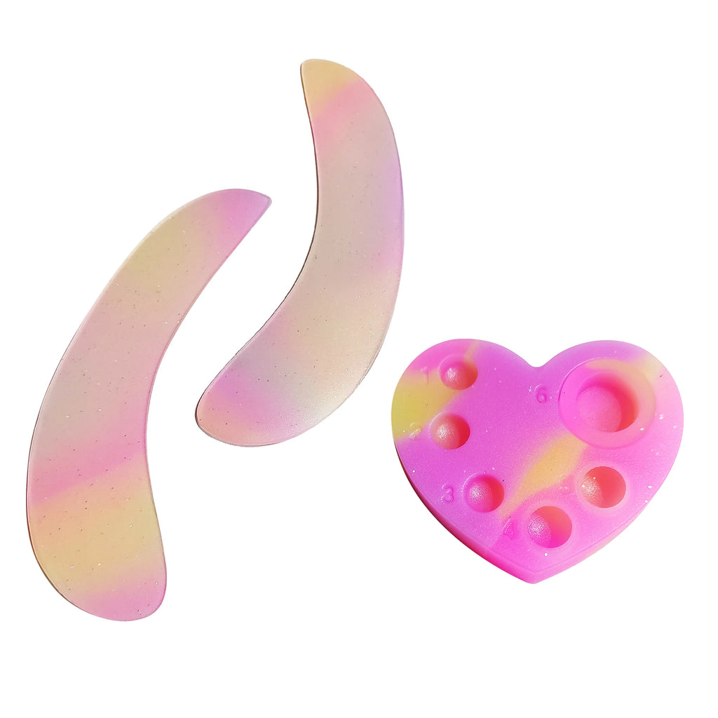 PERMANIA New Lash Palette Silicone Lashes Rod Shield Eyelash Curler Adhesive Lash Lift Pad Makeup Eyelash Lifting Tools