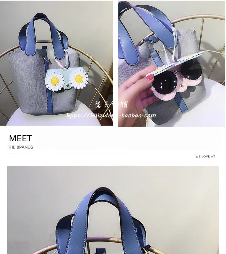 ins cartoon cute glasses case portable men and women sunglasses myopia glasses organizer bag protective sleeve glasses bag charm