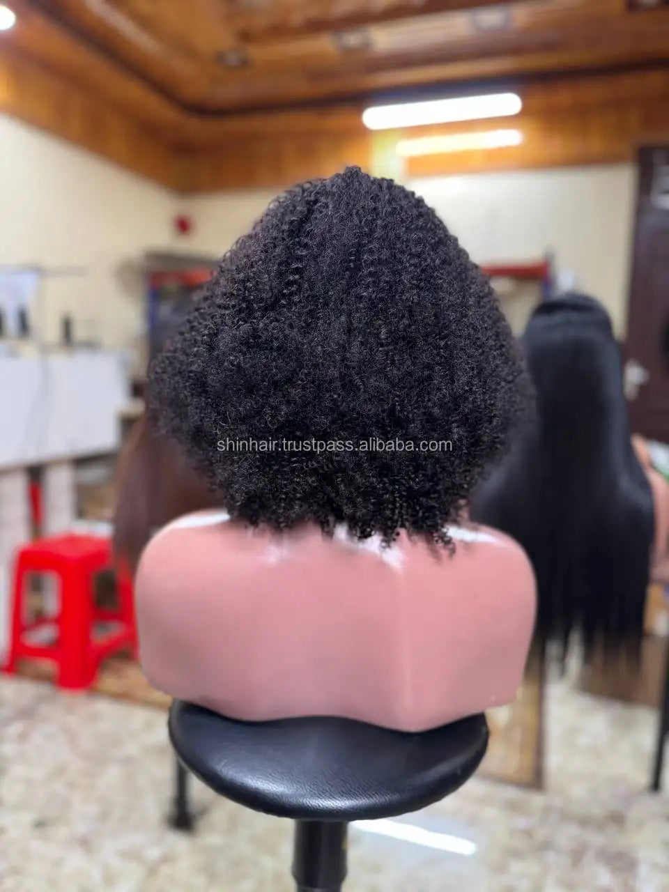 Wholesale Virgin Hair Kinky Curly Short Bob for Cut Wigs with Cuticle Aligned Human Hair Transparent Lace for Black Women