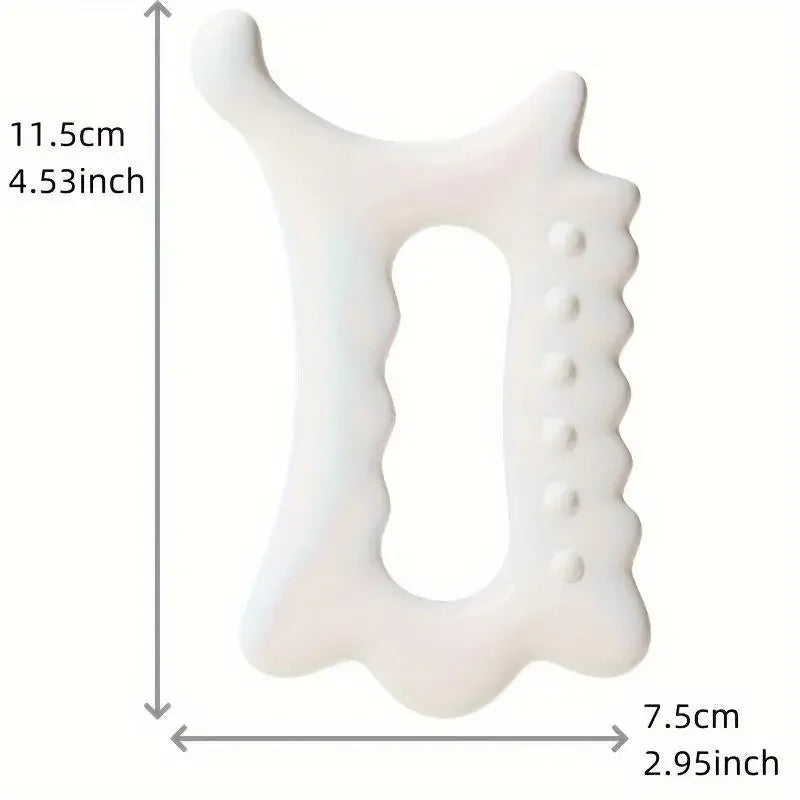 Resin Facial GuaSha Massage Board Face Maintenance Lift Muscle Relief Multifunctional Handheld Daily Care Beauty Tool