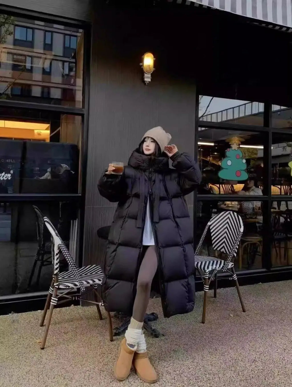 2026 New Winter Cotton Jacket Women's Long Coat Korean Edition Loose Thick Fashion Hooded Jackets Female Warm Parker Overcoat