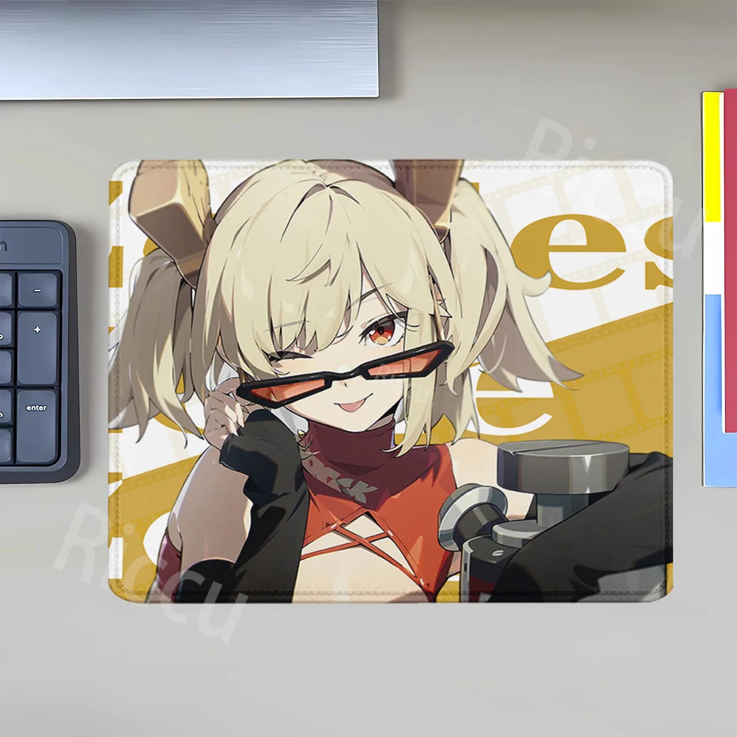 Mouse Pad Zenless Zone Zero Vivian Hoshimi Miyabi Ellen Joe Small Size Mousepad ZZZ Office accessories overlock teclado Desk Mat