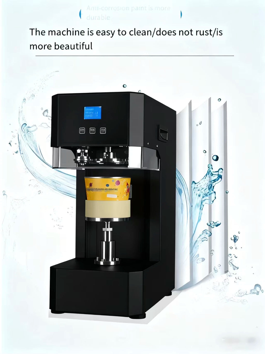 Semi-Automatic Electric Sealing Machine for Metal/Glass/Plastic Bottles Food & Beverage Use Easy to Operate 1 Year Warranty