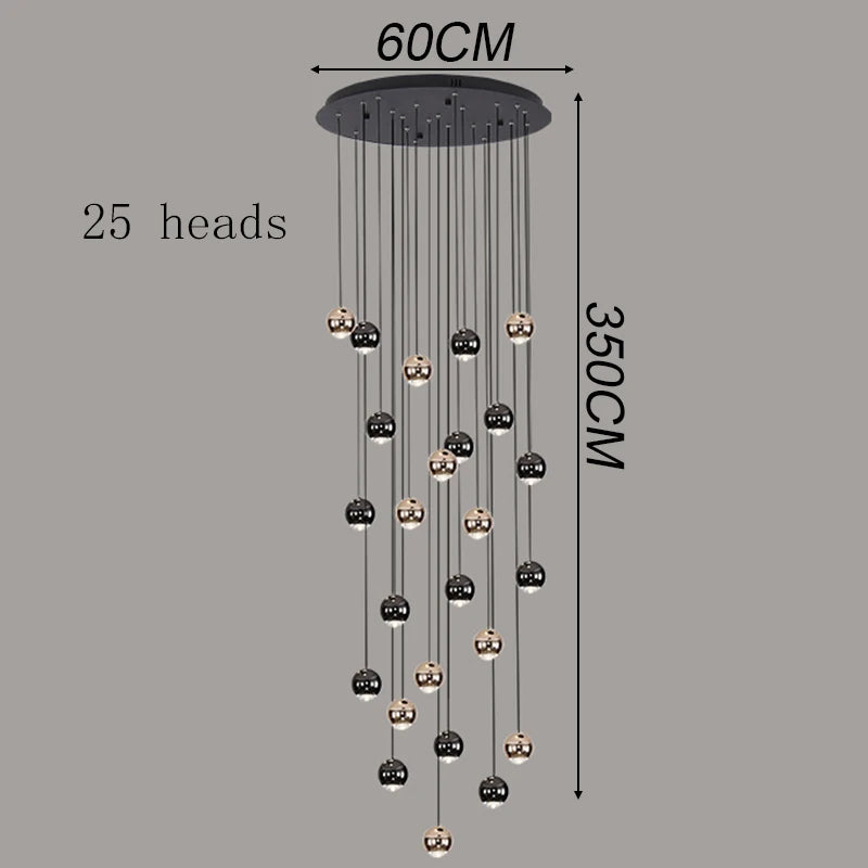 Home Decor Led  Chandeliers Ceiling Lights Pendant Lamps Hanging Light For Living Room Dining Hallway Entrance Indoor Lighting