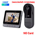 Waterproof Smart 2.4G Wireless Doorbells Video Intercom Camera Inteligente Night Vision 4.3inch Screen For Security Home