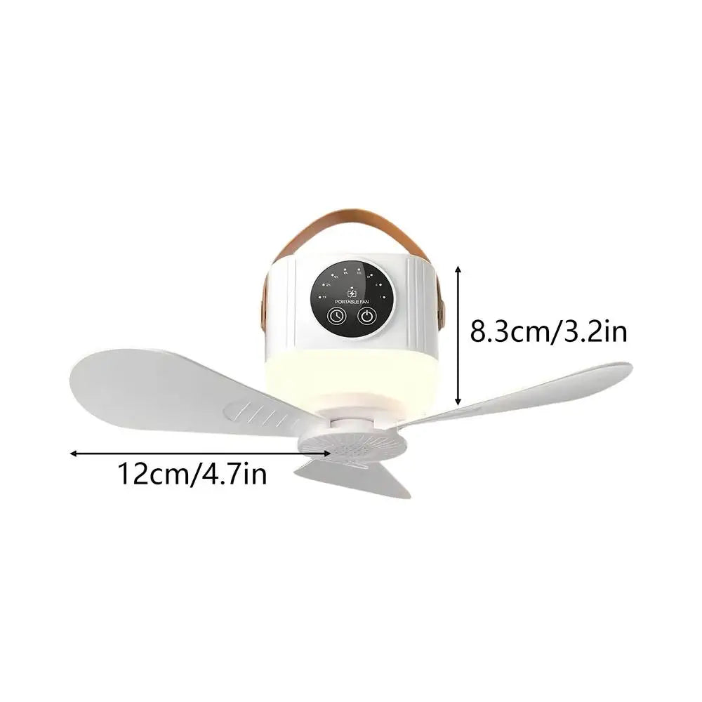 Camping Fans For Tents Low Noise Portable With Remote Timer Camping Tent Fan For Outdoor Beach Rv Bedroom Travel Road Trip