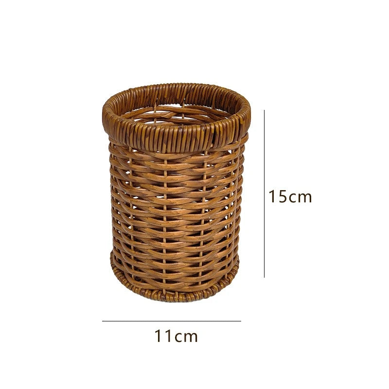 Kitchen Cutlery Storage Container Fork Spoon Chopstick Cage Household Commercial Western Restaurant Tableware Organizer