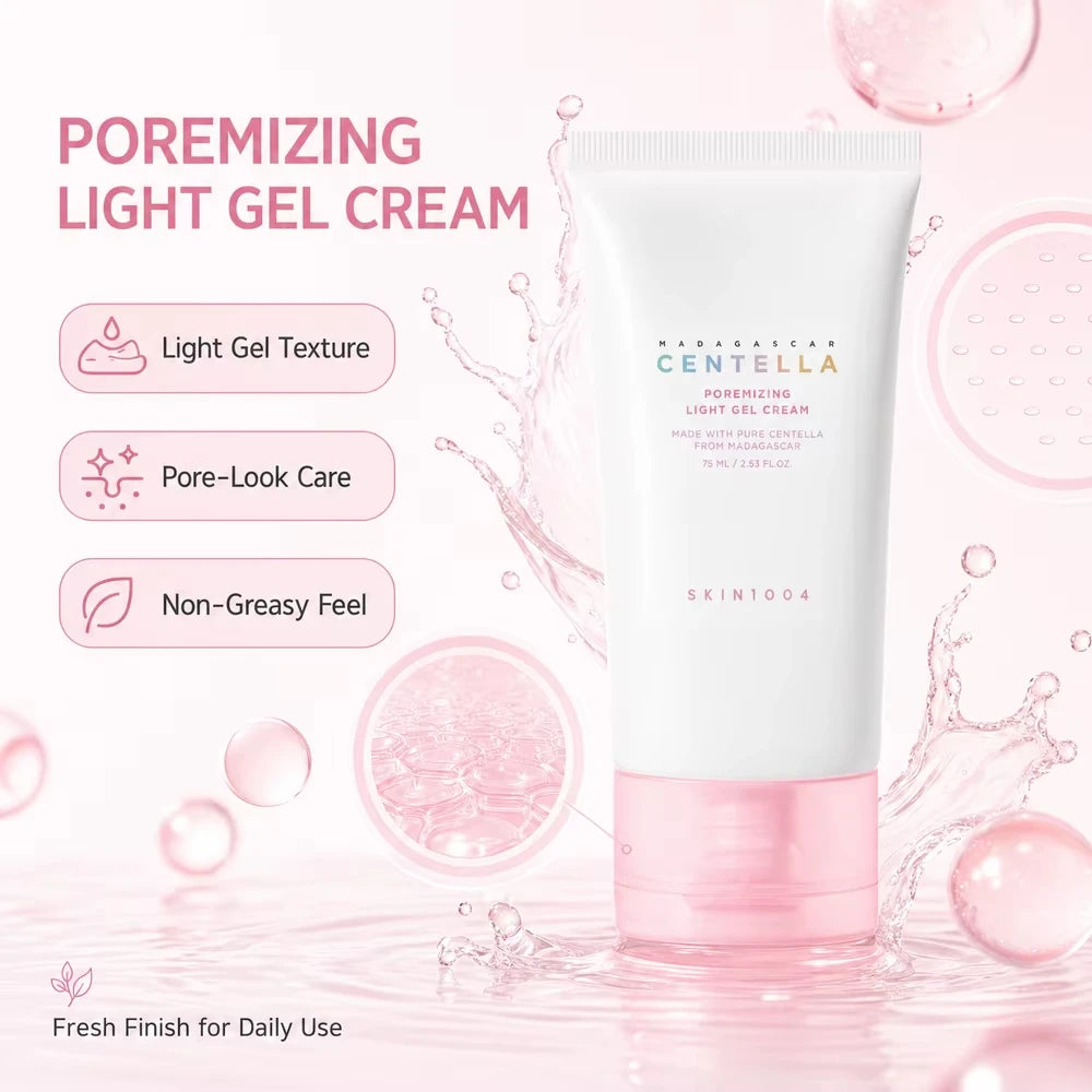 SKIN1004 Centella Asiatica Cream Series Facial Moisturizer Non-Sticky Gel Cream Soothe Brighten Refine Pores Repair Barrier Skin