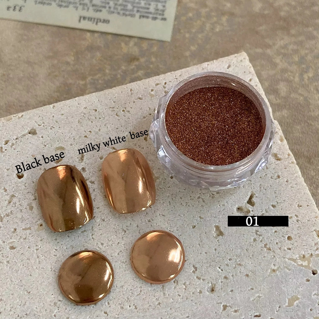 New Winter and Autumn Color Optional Mirror Powder Nail Gel Powder DIY Nail Powder