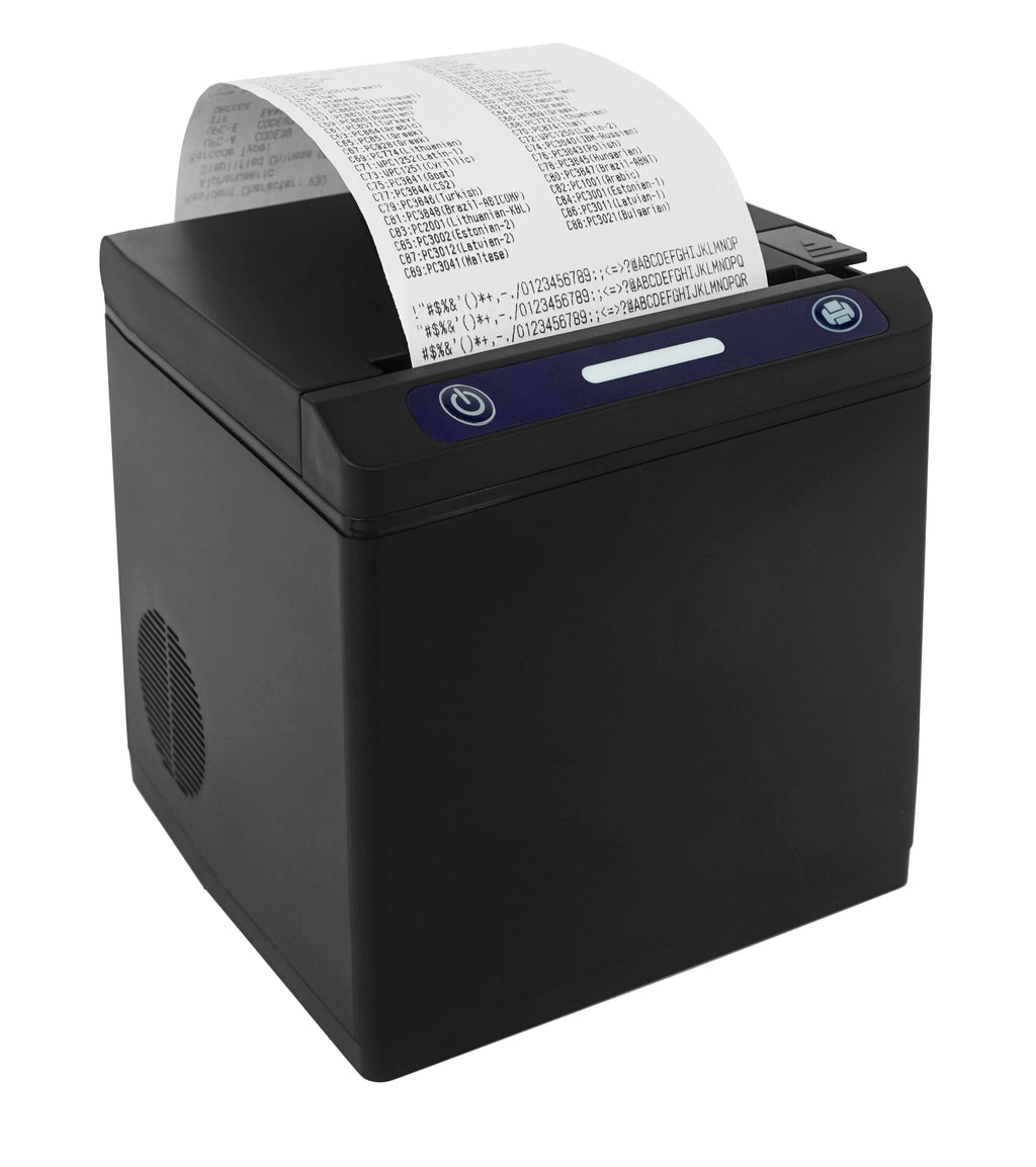 ljc new High Quality 80mm Auto Cutter Kitchen Thermal Printer for POS Receipt Cube Printer 1-Year Warranty 203DPI Stock Availabl