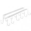 1 PCS Multifunctional Kitchen Organizer High Quality Double-row Cabinet Hook Durable Hanging Cup Holder