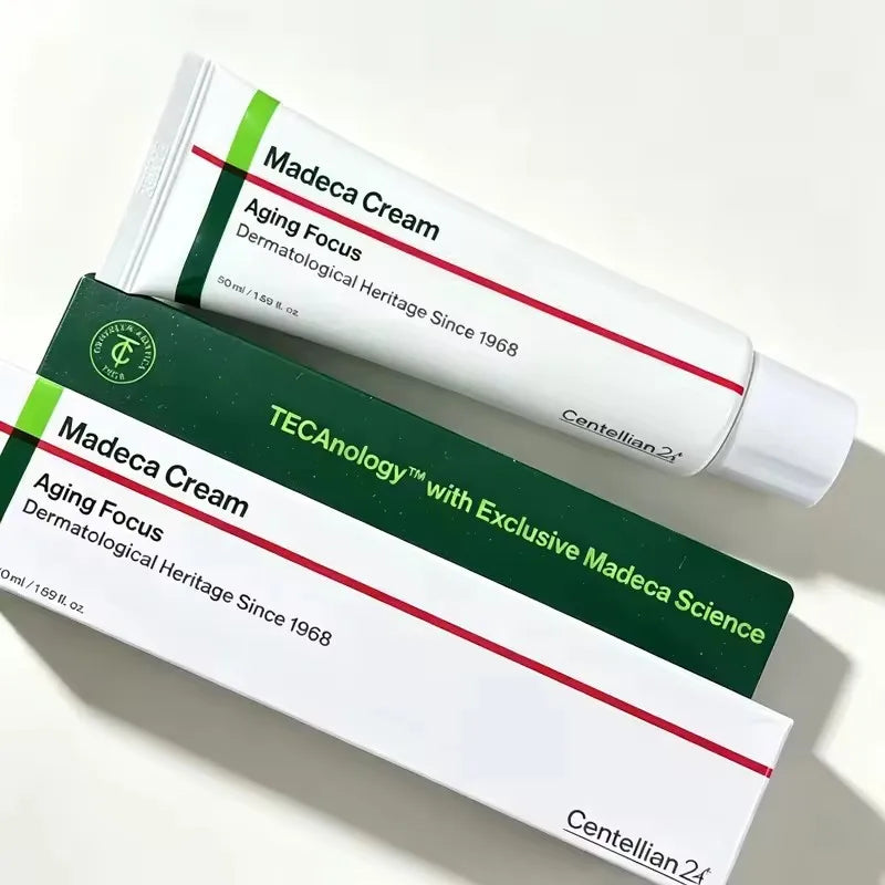 New Skincare Product Madeca PDRN Collagen Firming Essence Glowing Eye Patch Time Reverse Tight Lifting Hydration Face Cream 50ml