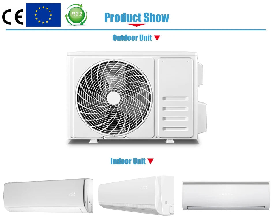 Cheap Price 9000 12000 18000 24000 Btu Mini Split Inverter Air Conditioner With SAA Certificate