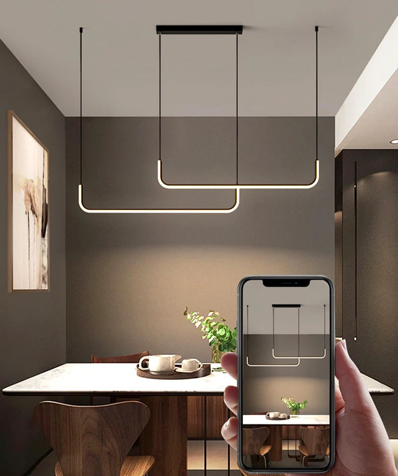 Modern dine dining room Pendant lights indoor lighting Ceiling lamp hanging light led chandelier decorative interior lighting