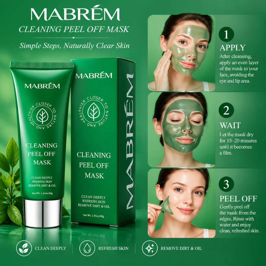 Peel Off Facial Mask Deep Skin Cleansing Clear Blackheads Balance Sebum Minimize Pores Repair Rough Uneven Facial Complexion