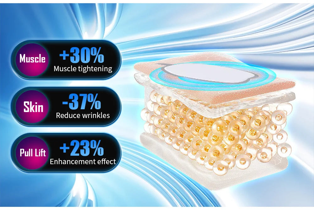 Professional EMS Face Lifting Machine Face Sculpting EMS Wrinkle Removal RF Skin Tightening Stimulator