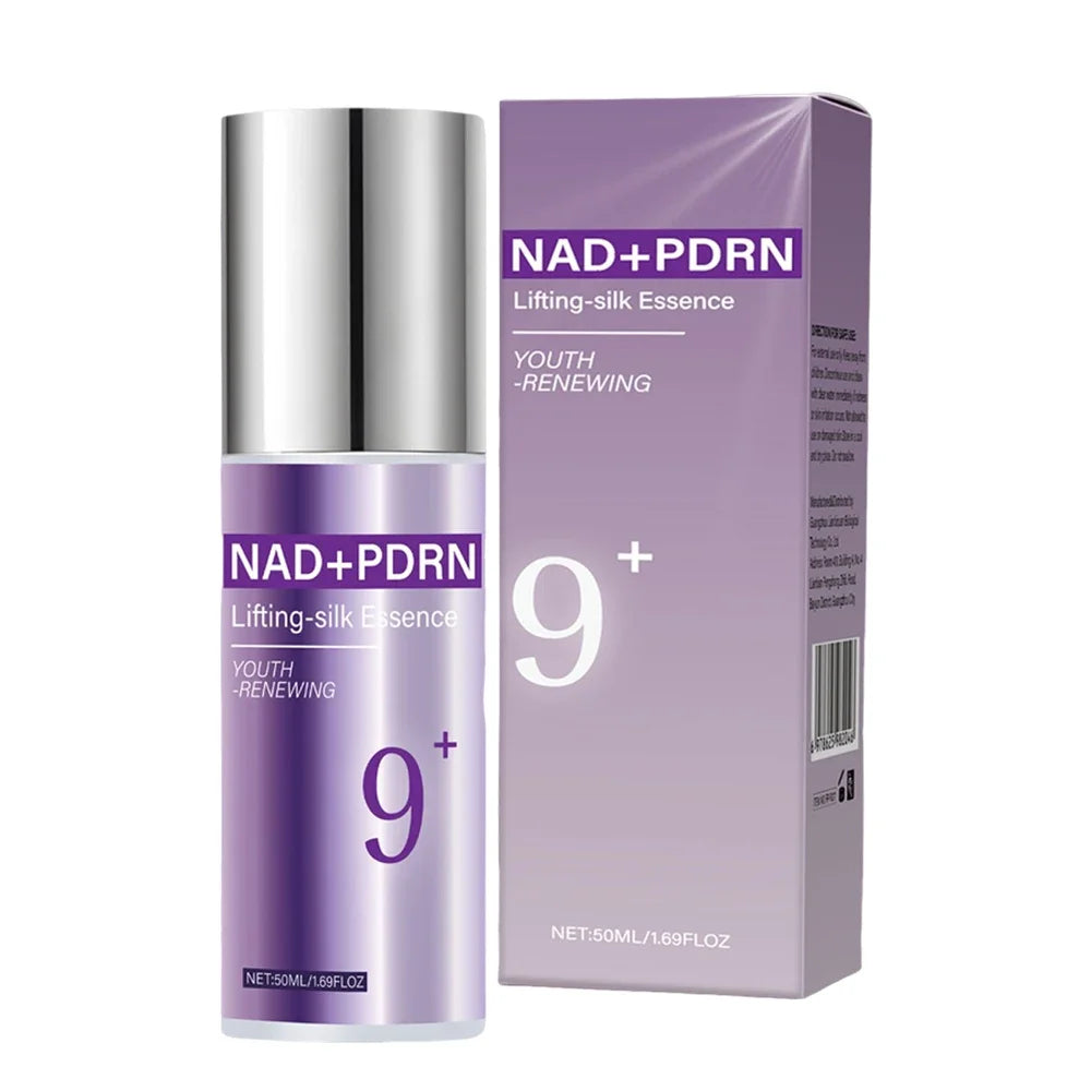 9+ NAD+ PDRN Lifting-sil Essence for Women Firming Fade Fine Lines NAD+ Serum Toner for Brightening Skin 50ML Skin Care Products