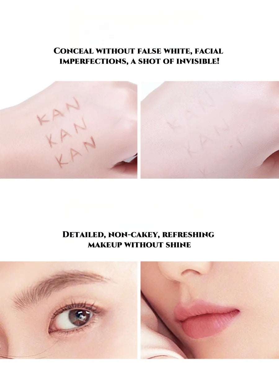KAN Mushroom Head Air Cushion CC Cream, conceal and brighten, long-lasting beauty, hide pores and imperfections