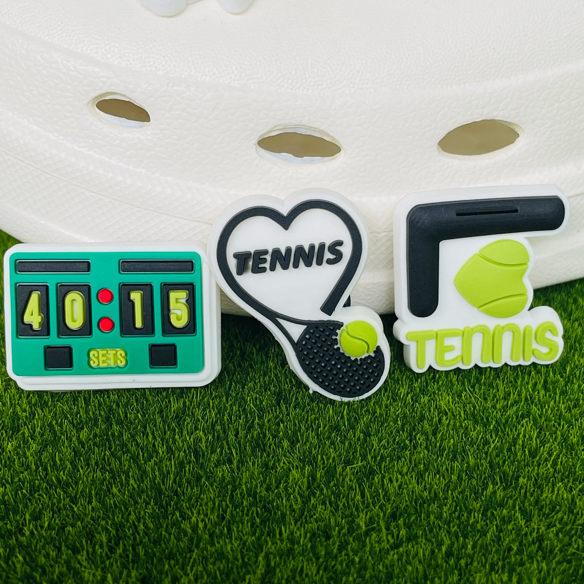 12/32Pcs Sports Shoe Charms for Croc,Tennis Shoe Charms Accessories for Boy Men Party Favor