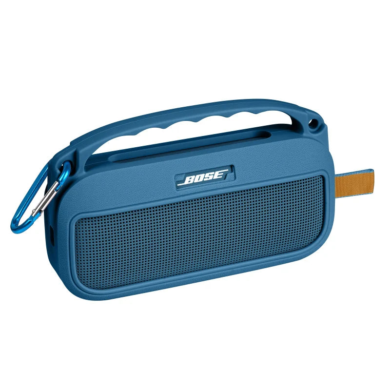 ZOPRORE Silicone Cover Case for Bose SoundLink Flex (2nd Gen) Speaker, Travel Protective Cover with Shoulder Strap and Carabiner