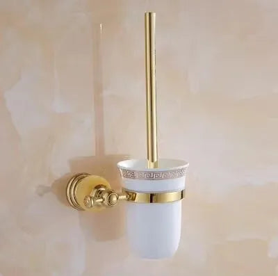New brass and Jade Gold Bathroom Accessories Set,Paper Holder,Towel Bar,Soap basket,towel rack,towel ring, bathroom Hardware set