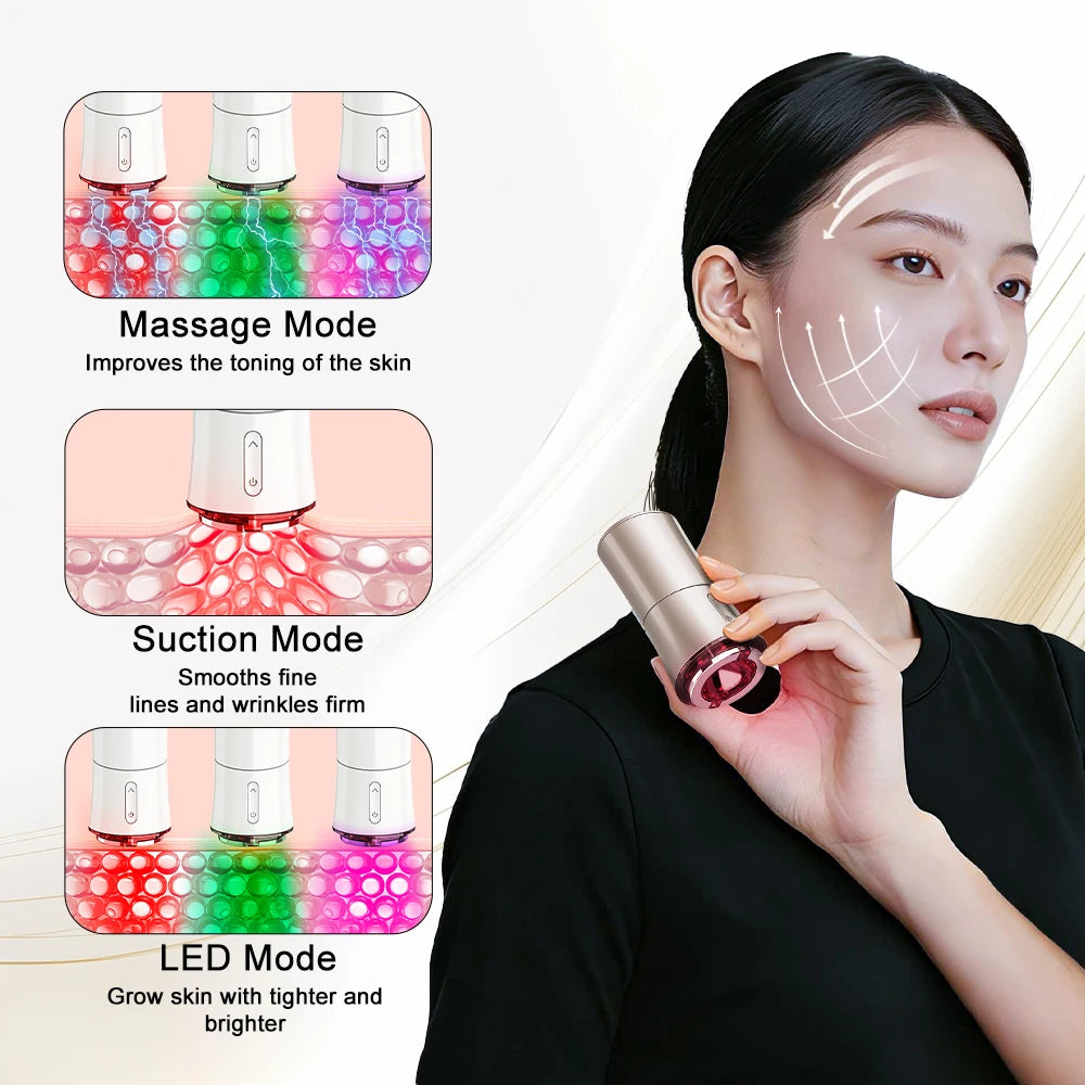 Multifunctional Face Massager Microcurrents Facials Beauty Device Electric Faces Lifting Machine Red Light Skin Beauty Equipment