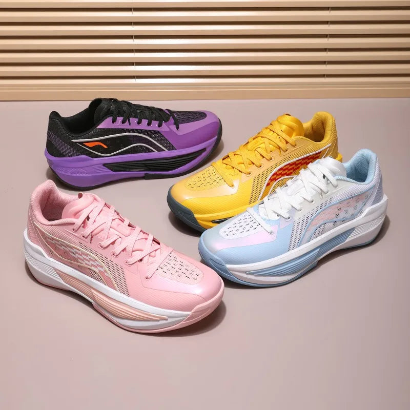Breathable Anti-Slip Basketball Sneakers for Men, Durable Shock-Absorbing Court Shoes for Training & Matches