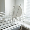 Kitchen Glove Drying Rack with Cup Hooks, Stainless Steel Drain Storage Organizer, Multifunctional Kitchen Utensil Drying Tool