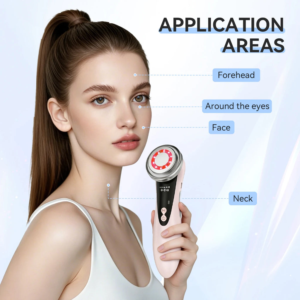 EMS Microcurrent Facial Beauty Device Electric Facial Massager Portable Skincare Tool for Daily Facial Tightening Care