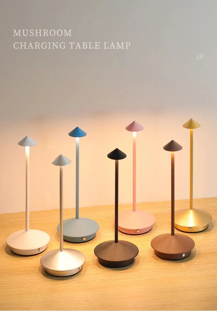 Creative Dining Touch Led Hotel Bar Coffee Pina pro Table Lamp Rechargeable Table Lamp Lampada Da Tavolo Decorative Desk Lamp