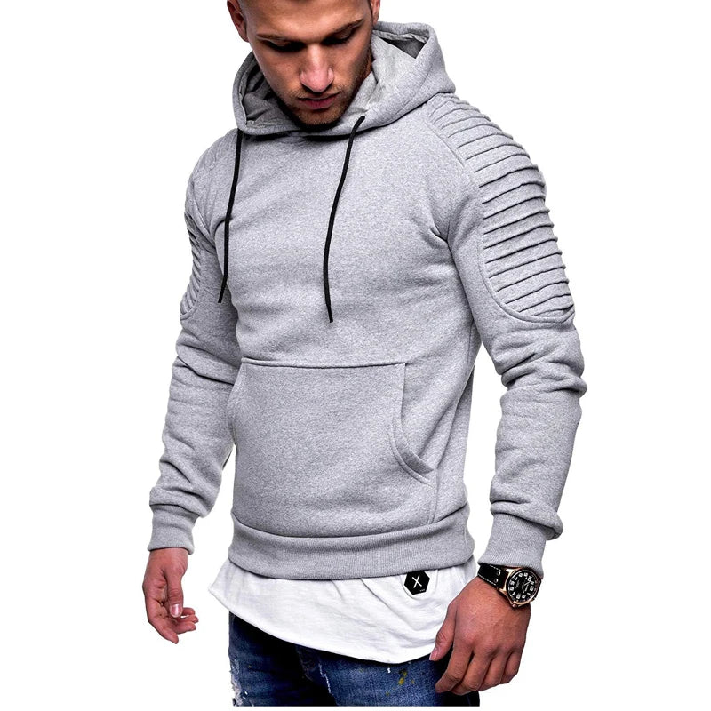 DIMUSI Hooded Mens Casual Camouflage Windbreaker Sweatshirt Coats Mens Streetwear Hip Hop Hoodies Sportswear Tracksuits Clothing