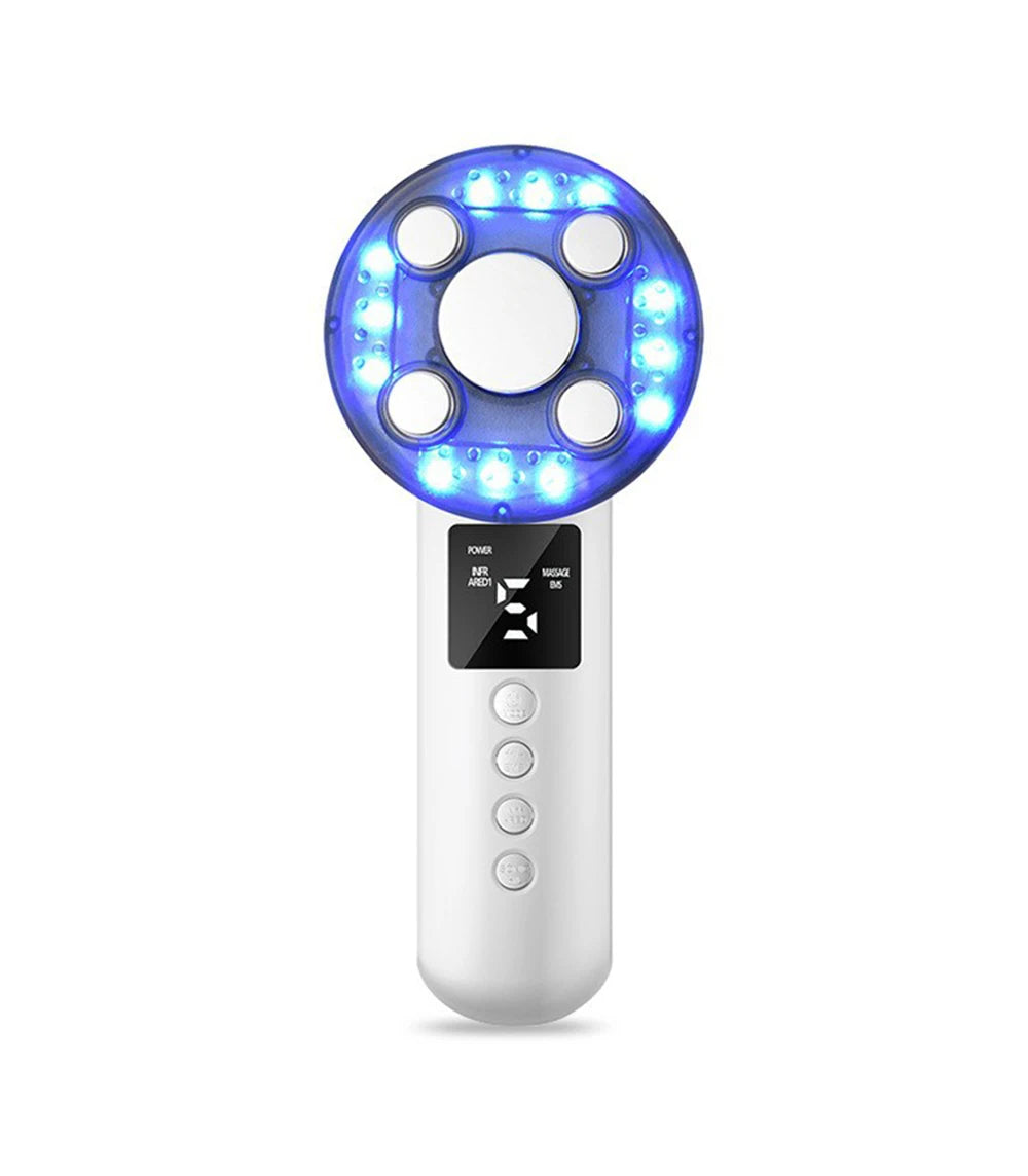 3 IN 1 EMS Ultrasound Machine Body Slimming Vibrating Massager Anti-Cellulite Fat Burner Facial RF Infrared EMS LED Light Device