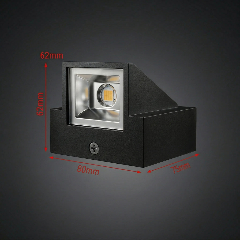 Outdoor LED Wall Light Waterproof IP65 Plastic Wall Sconce AC110V 220V Balcony Garden Porch Decorative Lighting Fixture for Home