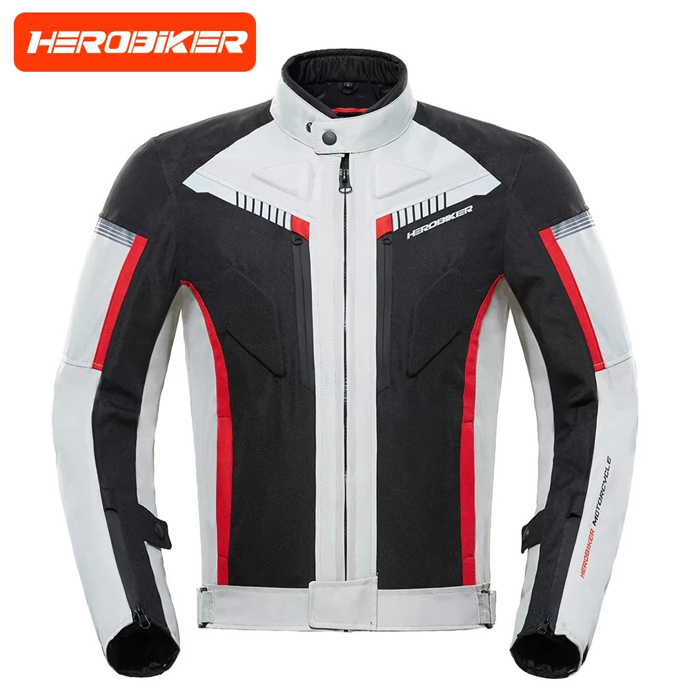 Motorbike Riding Jacket Waterproof Moto Garments Casual Biker Jackets Wear Resistant Motorcycle Wear