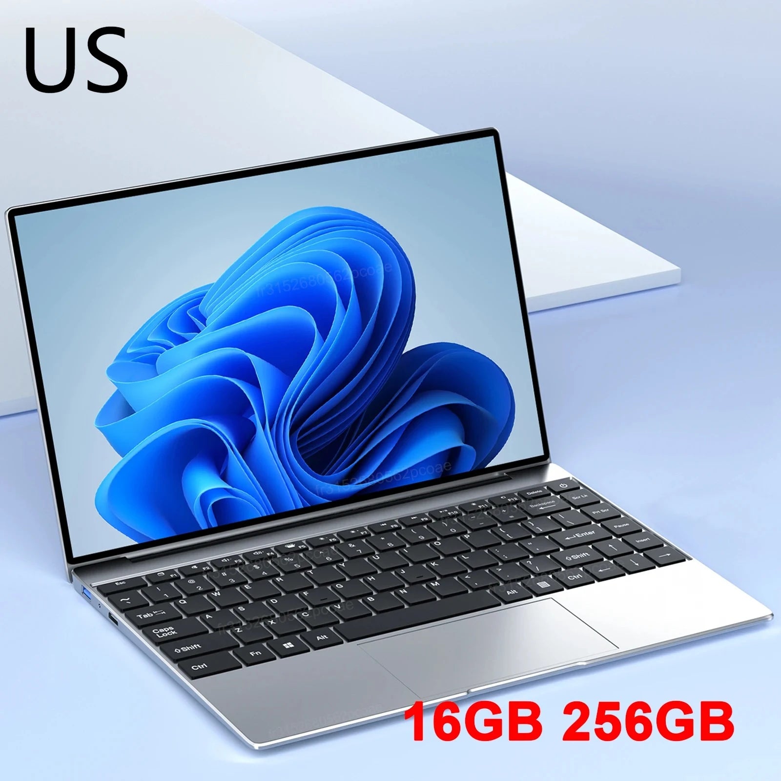 New 14.1 Inch Laptop Windows 11 16GB RAM 2TB SSD Intel N3700 1920x1080 HD Ultra Slim Notebook Office Study Light Gaming