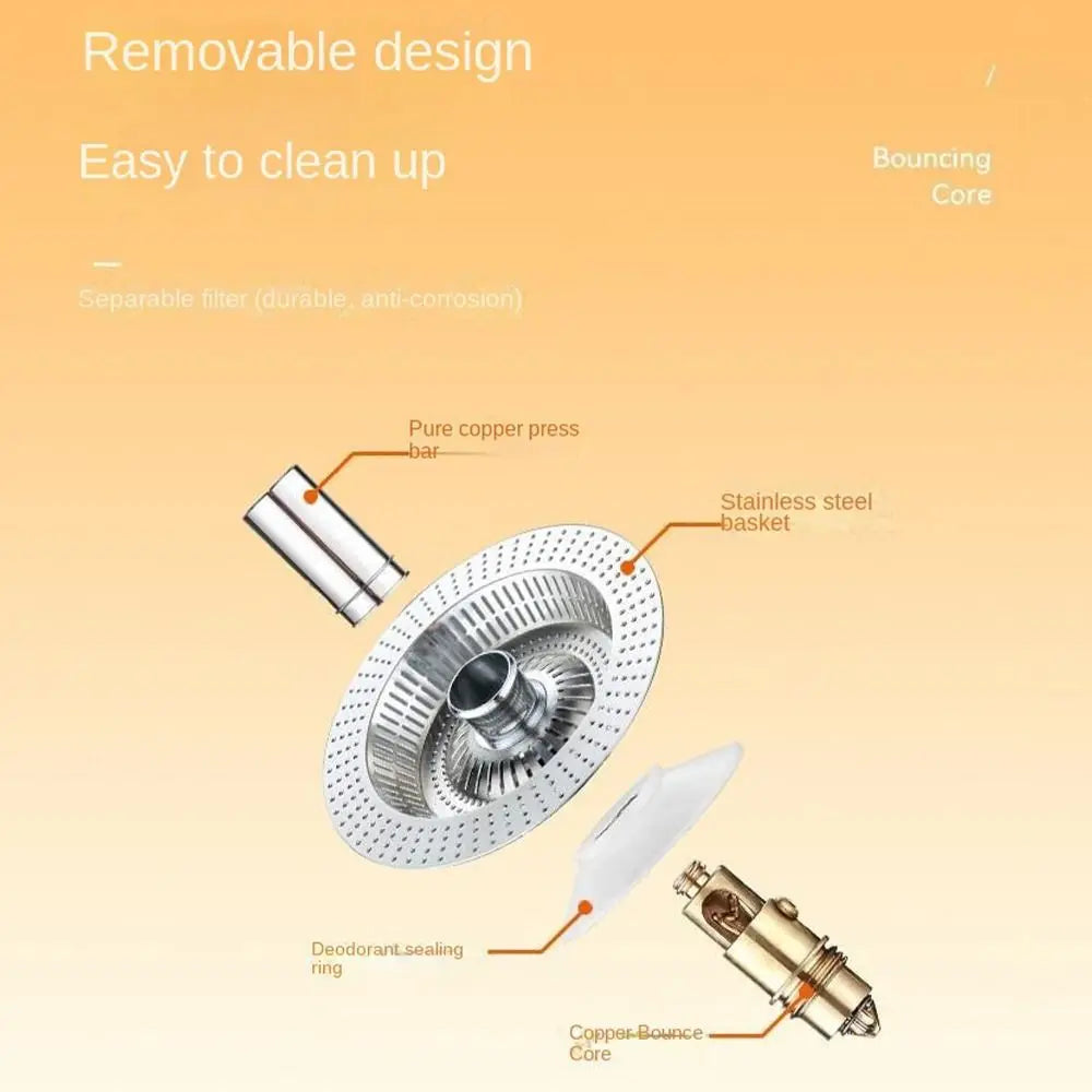 Kitchen Sink Strainer Anti Clog Anti-blocking Drain Filter Floor Drain Plug Mesh Trap Food Waste Catcher Food Catcher Tools