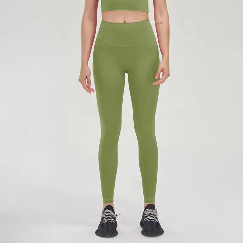TRY TO BN Yoga Pants Leggings Women Naked Feeling High Waisted Workout Seamless Sports  Fitness GymLeggings Push Up Tights Women