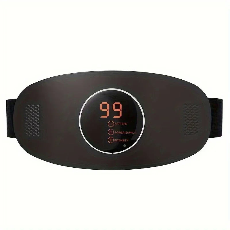 Rechargeable Waist Belt EMS Slimming Massager Fat Burning Body Shaper Vibration Belt for Weight Loss Constipation Relief