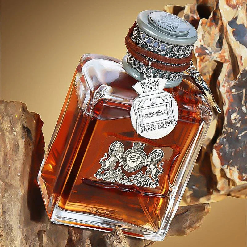 Russian Popular Sandalwood Men's Perfume,luxury Wild Captivating Leather And Cedarwood Notes Perfume,with Amber/musk/ebony Woody