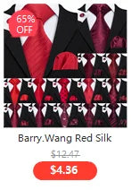 Barry.Wang Luxury Silk Mens Shirts Jacquard Floral Long Sleeve Formal Casual Breathable Male Blouses Wedding Business Prom Gift