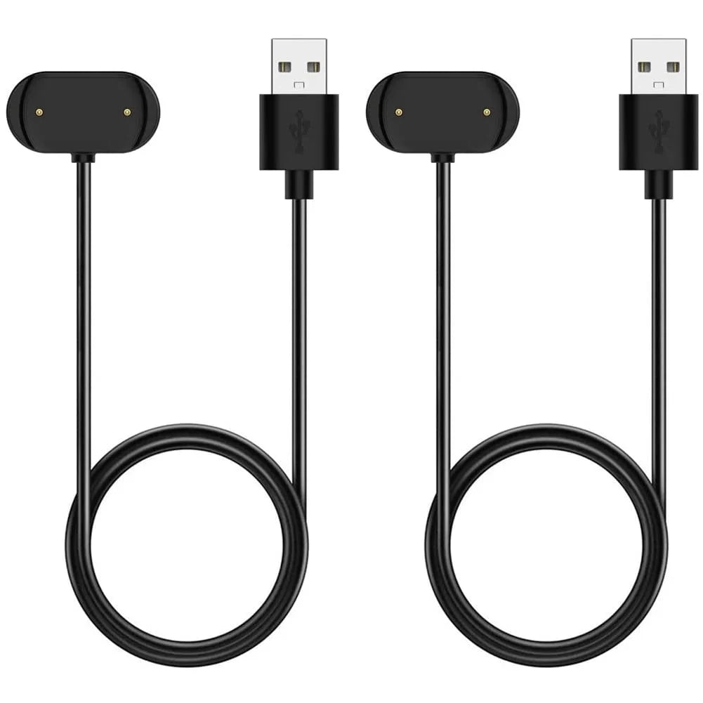 2-Pack Charger for Amazfit T-Rex 2 GTR 4 GTR 3 GTR 3 Pro GTS 4 GTS 3 Replacement Charging Cable Cord for Amazfit Smart Watch