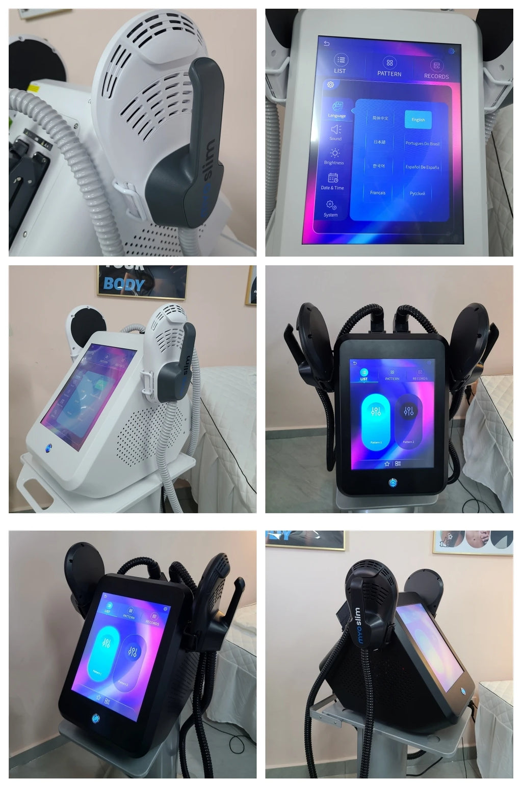 Professional MYOslim 15Tesla EMS Body Shape Machine 6500W Lose Weight Beauty Equipment for Personal and Salon Body Care Use