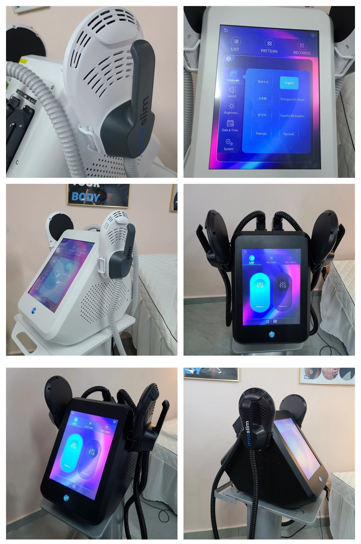 Professional MYOslim 15Tesla EMS Body Shape Machine 6500W Lose Weight Beauty Equipment for Personal and Salon Body Care Use