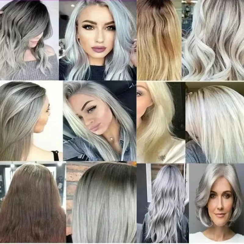 Magic Lock Color Hair Mask Blonde Bleaching Yellow Remove Linen Gray Silver Effect Anti Brass Tones Hair Shampoo Care