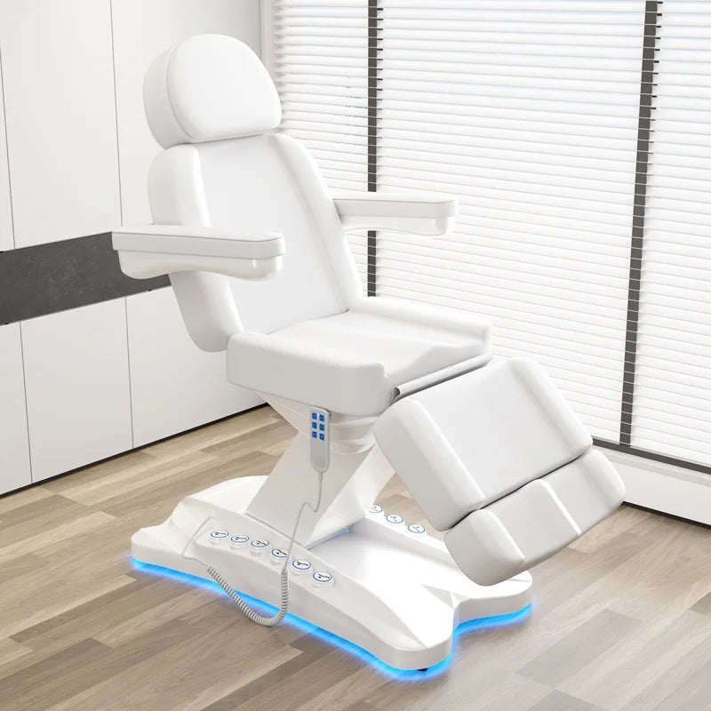 Modern 4 Motor Electric Beauty Facial Dermatology Massage Table And Bed