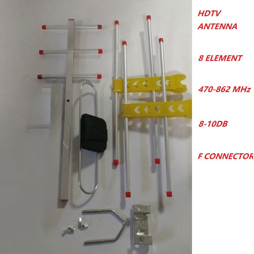 470MHz-860MHz TV Antenna Digital TV Antenna for HDTV DVBT DVBT2 470MHz-860MHz Outdoor TV Antenna Digital Amplified HDTV Antenna