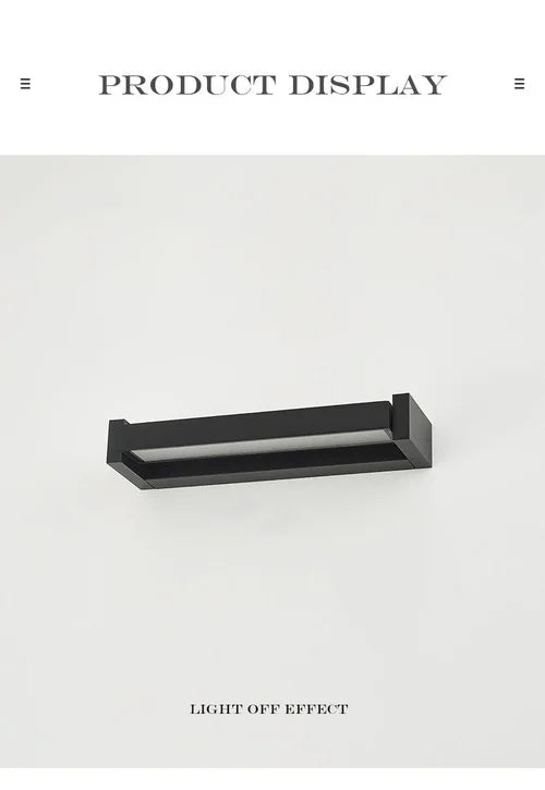 Adjustable angle outdoor waterproof outdoor wall lamp garden wiring wall lamp simple and high-end aluminum wall lamp